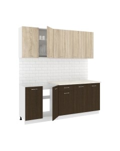 Кухонный гарнитур Кортекс-мебель Корнелия Лира-лайт 2.0м