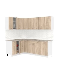 Кухонный гарнитур Кортекс-мебель Корнелия Лира 1.5x2.2