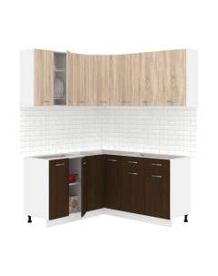 Кухонный гарнитур Кортекс-мебель Корнелия Лира 1.5x1.9 без столешницы