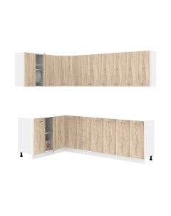 Кухонный гарнитур Кортекс-мебель Корнелия Лира 1.5x2.5 без столешницы