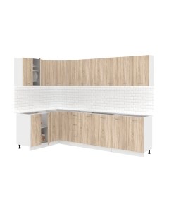 Кухонный гарнитур Кортекс-мебель Корнелия Лира 1.5x2.9 без столешницы