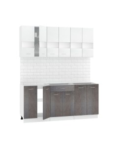 Кухонный гарнитур Кортекс-мебель Корнелия Экстра 1.8 без столешницы