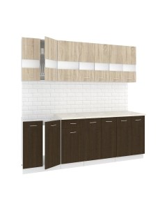 Кухонный гарнитур Кортекс-мебель Корнелия Экстра 2.2м