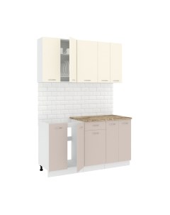 Кухонный гарнитур Кортекс-мебель Корнелия Лира-лайт 1.5м