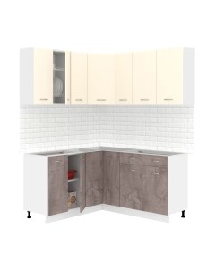 Кухонный гарнитур Кортекс-мебель Корнелия Лира 1.5x1.5 без столешницы