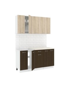 Кухонный гарнитур Кортекс-мебель Корнелия Лира-лайт 1.5м