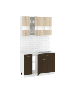 Кухонный гарнитур Кортекс-мебель Корнелия Экстра 1.2м без столешницы