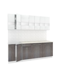 Кухонный гарнитур Кортекс-мебель Корнелия Экстра 2.2м