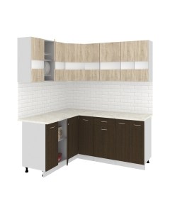 Кухонный гарнитур Кортекс-мебель Корнелия Экстра 1.5x1.8м