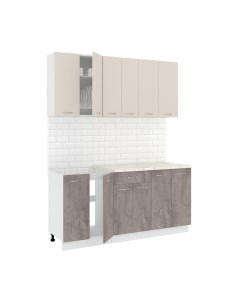 Кухонный гарнитур Кортекс-мебель Корнелия Лира-лайт 1.7м
