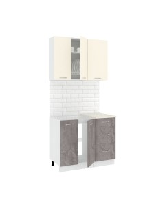 Кухонный гарнитур Кортекс-мебель Корнелия Лира 1.0м