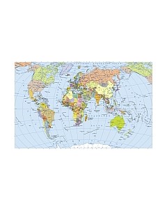 Фотообои листовые Citydecor География