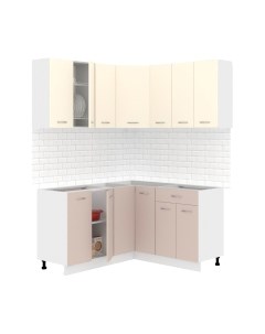 Кухонный гарнитур Кортекс-мебель Корнелия Лира 1.5x1.8 без столешницы