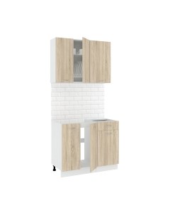 Кухонный гарнитур Кортекс-мебель Корнелия Лира-лайт 1.0м без столешницы