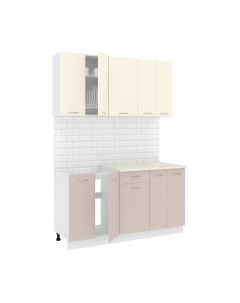 Кухонный гарнитур Кортекс-мебель Корнелия Лира-лайт 1.5м