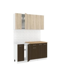 Кухонный гарнитур Кортекс-мебель Корнелия Лира-лайт 1.5м