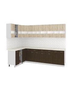 Кухонный гарнитур Кортекс-мебель Корнелия Экстра 1.5x2.8м