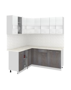 Кухонный гарнитур Кортекс-мебель Корнелия Экстра 1.5x1.9м