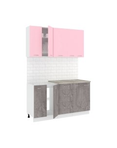 Кухонный гарнитур Кортекс-мебель Корнелия Лира 1.5м