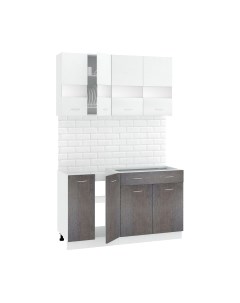 Кухонный гарнитур Кортекс-мебель Корнелия Экстра 1.4 без столешницы