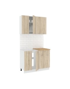 Кухонный гарнитур Кортекс-мебель Корнелия Лира-лайт 1.1м