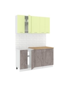 Кухонный гарнитур Кортекс-мебель Корнелия Лира-лайт 1.5м