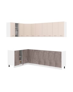 Кухонный гарнитур Кортекс-мебель Корнелия Лира 1.5x2.5 без столешницы