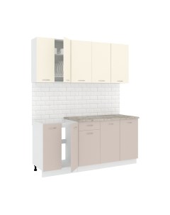 Кухонный гарнитур Кортекс-мебель Корнелия Лира-лайт 1.8м