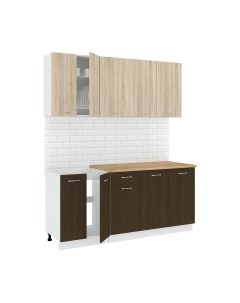 Кухонный гарнитур Кортекс-мебель Корнелия Лира-лайт 1.8м