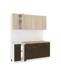 Кухонный гарнитур Кортекс-мебель Корнелия Лира-лайт 1.9м