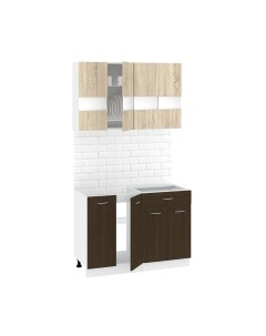 Кухонный гарнитур Кортекс-мебель Корнелия Экстра 1.1м без столешницы