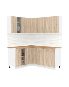 Кухонный гарнитур Кортекс-мебель Корнелия Лира 1.5x1.8