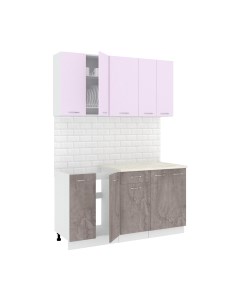 Кухонный гарнитур Кортекс-мебель Корнелия Лира-лайт 1.5м
