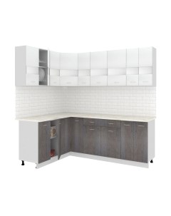 Кухонный гарнитур Кортекс-мебель Корнелия Экстра 1.5x2.2м