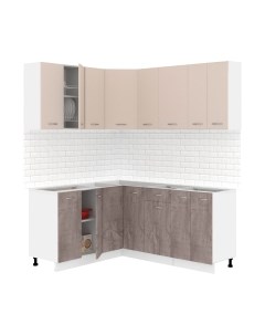 Кухонный гарнитур Кортекс-мебель Корнелия Лира 1.5x1.8 без столешницы