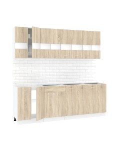 Кухонный гарнитур Кортекс-мебель Корнелия Экстра 2.3 без столешницы