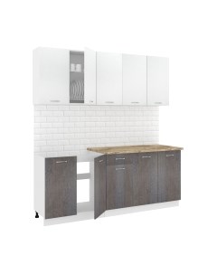 Кухонный гарнитур Кортекс-мебель Корнелия Лира-лайт 2.0м