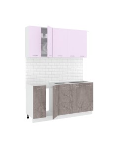 Кухонный гарнитур Кортекс-мебель Корнелия Лира 1.6 без столешницы