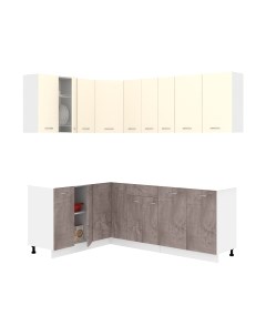 Кухонный гарнитур Кортекс-мебель Корнелия Лира 1.5x2.2 без столешницы