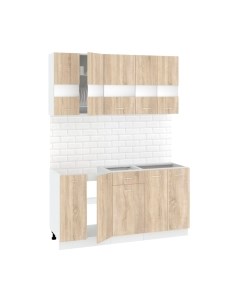 Кухонный гарнитур Кортекс-мебель Корнелия Экстра 1.5 без столешницы