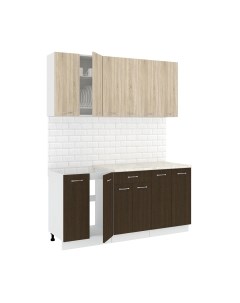 Кухонный гарнитур Кортекс-мебель Корнелия Лира-лайт 1.7м