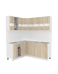 Кухонный гарнитур Кортекс-мебель Корнелия Экстра 1.5x1.9 без столешницы