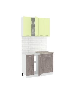 Кухонный гарнитур Кортекс-мебель Корнелия Лира-лайт 1.1м