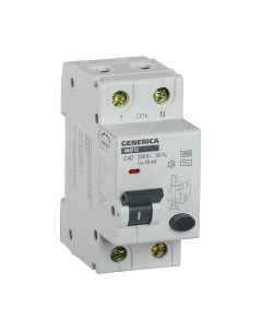 Выключатель автоматический Generica АВДТ 32 С40 / MAD25-5-040-C-30