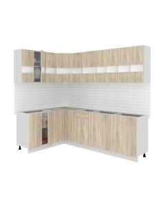 Кухонный гарнитур Кортекс-мебель Корнелия Экстра 1.5x2.5 без столешницы