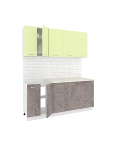 Кухонный гарнитур Кортекс-мебель Корнелия Лира 1.8м