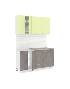 Кухонный гарнитур Кортекс-мебель Корнелия Лира 1.5м