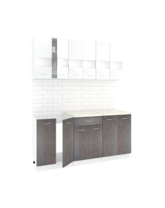 Кухонный гарнитур Кортекс-мебель Корнелия Экстра 1.7м