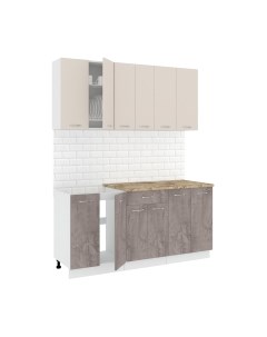 Кухонный гарнитур Кортекс-мебель Корнелия Лира-лайт 1.7м