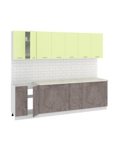 Кухонный гарнитур Кортекс-мебель Корнелия Лира 2.6м